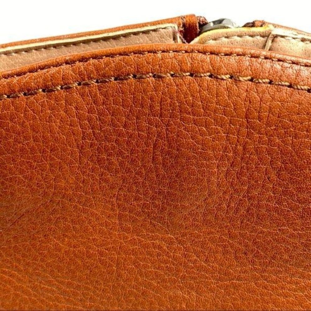 Land’s End Harris Ankle Booties Leather Side Zip Chestnut Brown Womens Sz 9 - Picture 10 of 11